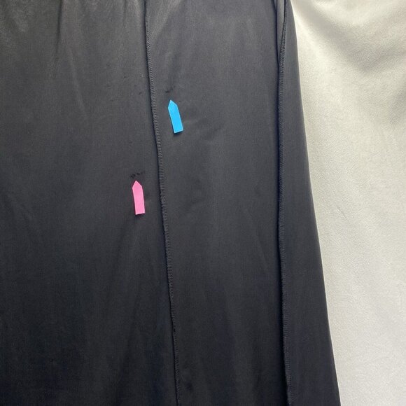 NY Collection Velvet Elastic Waist Flare Long Skirt Woman Sz 2X Black Used - Picture 3 of 14